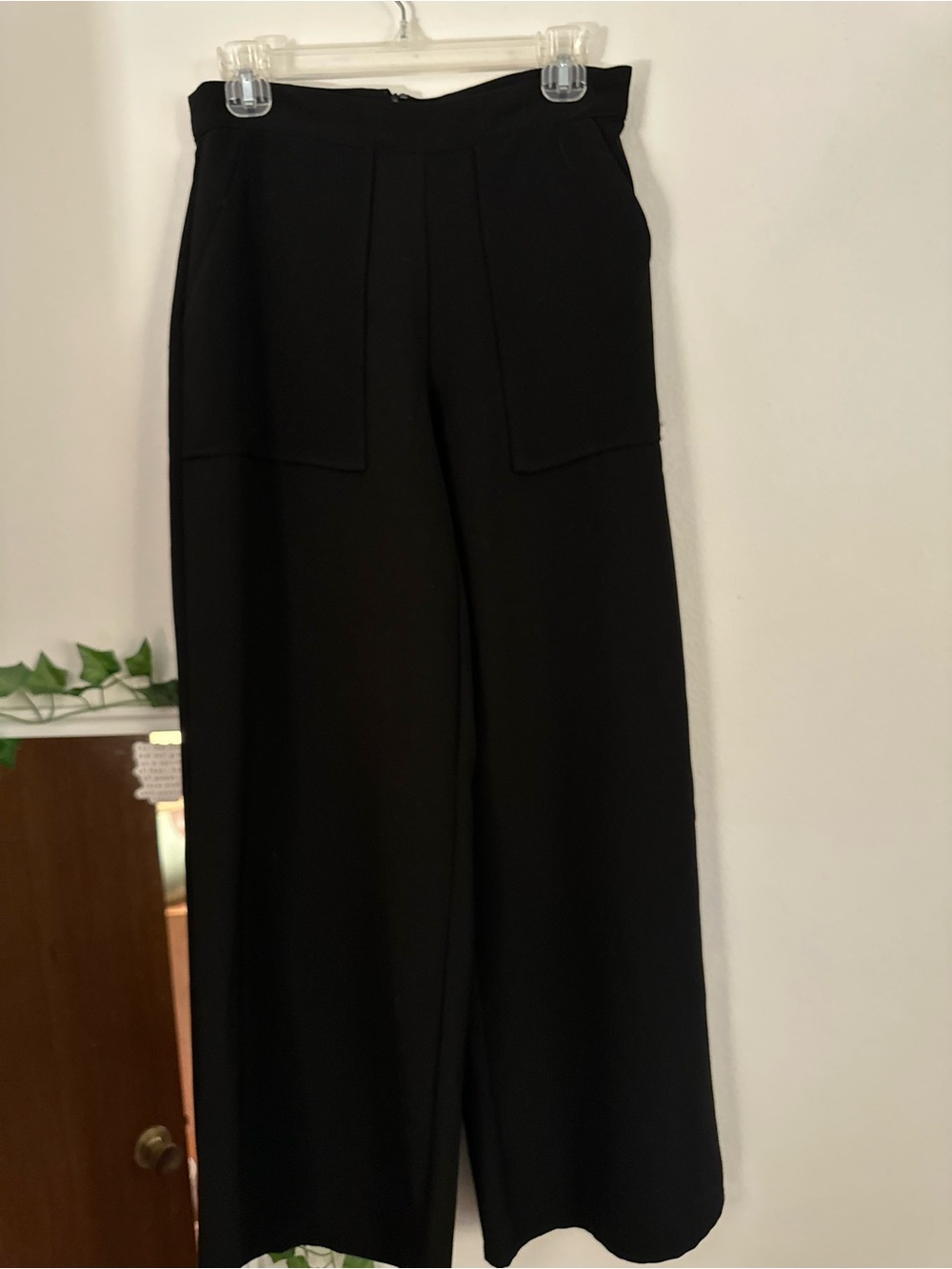 Forever 21 Black Wide-Leg High Waist Trousers
